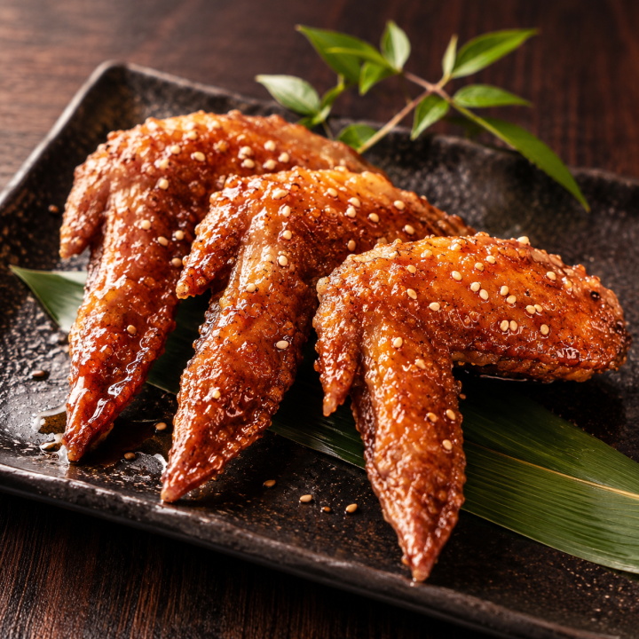 手羽先の甘辛揚げ