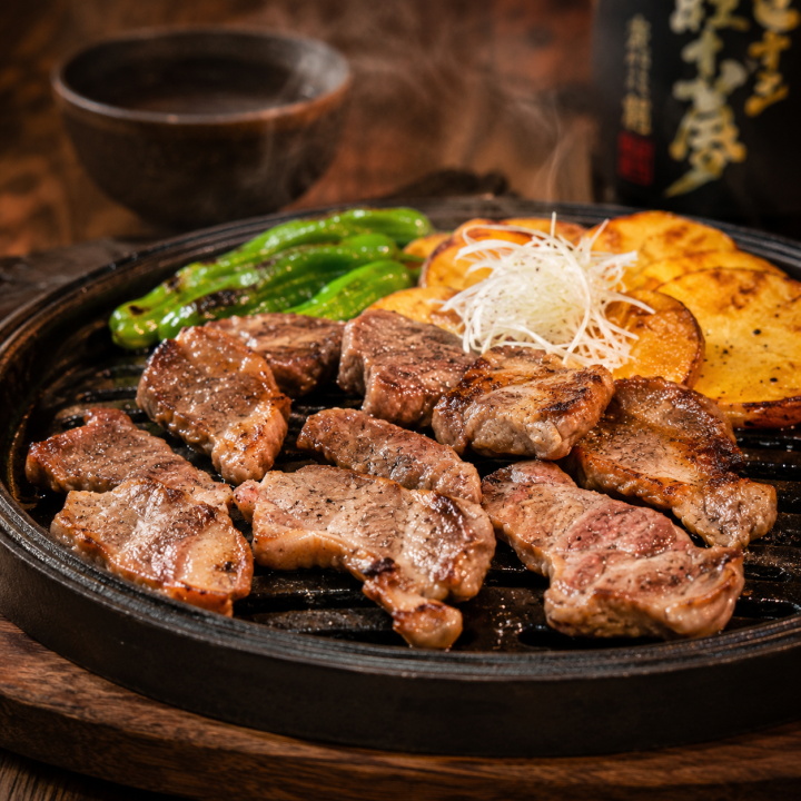 ラム肉の鉄板焼き