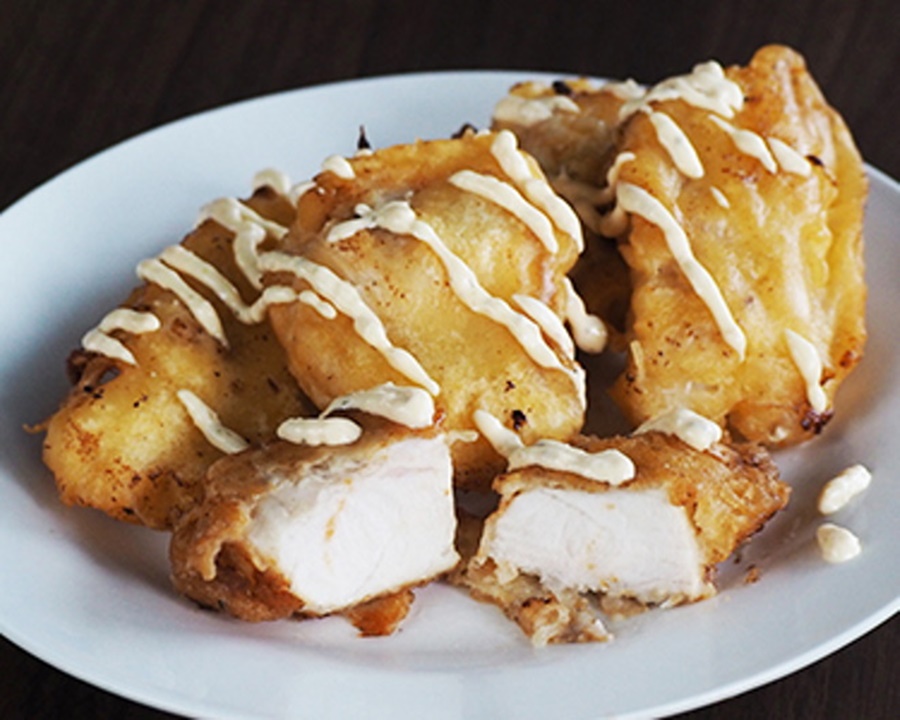 ワニテール肉の唐揚げ