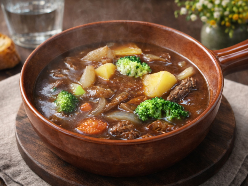 ラム肉のデミグラスシチュー