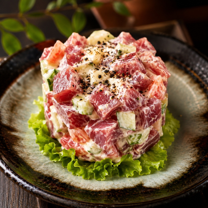 まぐろのタルタル和え